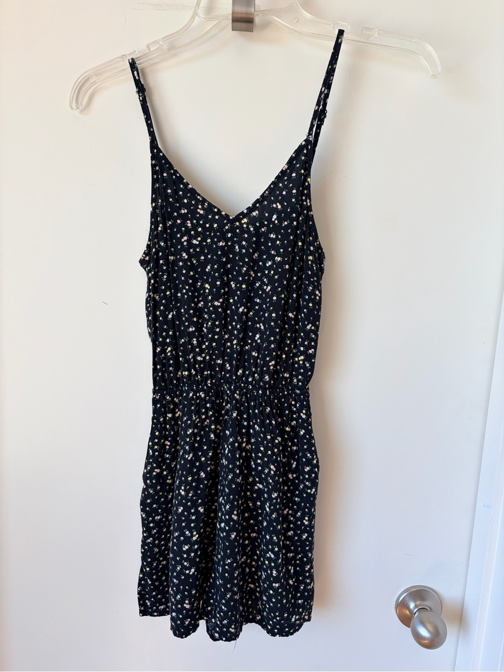 H&M Black Floral Romper